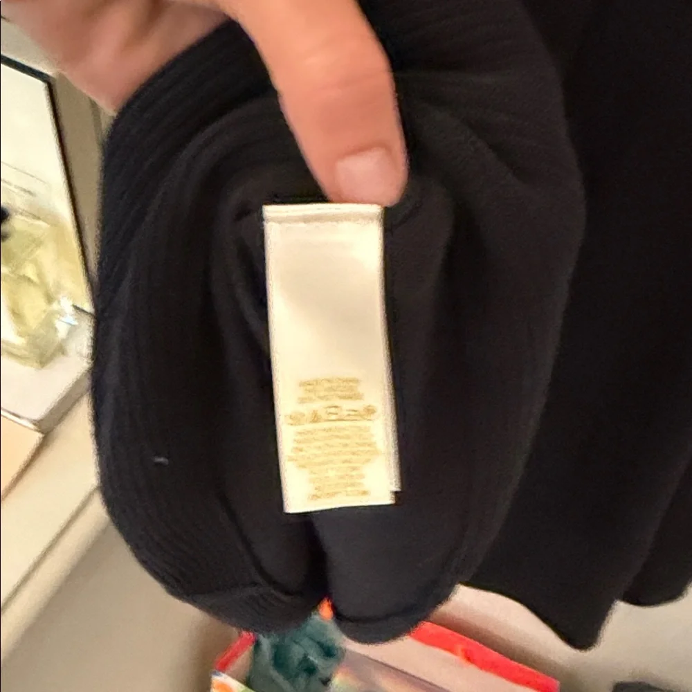 Kate Spade Small knitted Two-Tone Black and Cream Cocktail Dress.